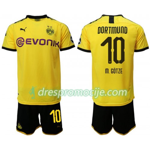 Borussia Dortmund Dres Mario Gotze 10 Dječji Domaći 2019/20 Kratkih Rukava Borussia Dortmund Dres Mario Gotze 10 Dječji Domaći 2019/20 Kratkih Rukava